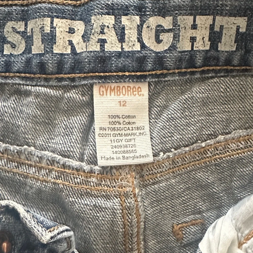 👖 GYMBOREE jeans youth size 12 boys jeans straight leg denim
